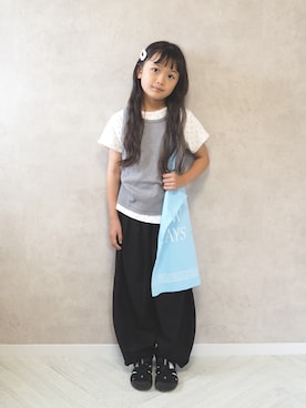 「KEEN（キーン）のアイテム」を使った、cocomaru.さん（キッズ・122cm）の夏コーディネート