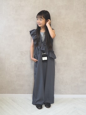 「アイテム（財布）」を使った、cocomaru.さん（キッズ・122cm）の夏コーディネート