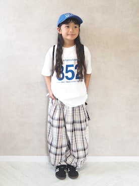cocomaru.さん(キッズ・122cm)の夏コーディネート