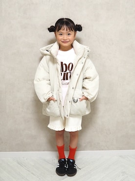 「アイテム（ジャケット/アウター）」を使った、cocomaru.さん（キッズ・120cm）の秋コーディネート