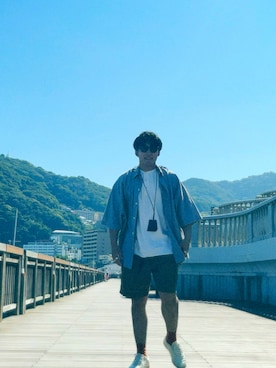 「ITTI（イッチ）のアイテム（アクセサリー）」を使った、yusukeさん（メンズ・178cm）の秋コーディネート