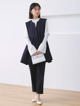 「アイテム（スーツセット）」を使った、RUIRUEBOUTIQUEさん（レディース・166cm）の秋コーディネート