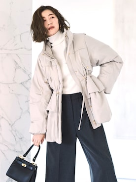 「アイテム（スーツセット）」を使った、RUIRUEBOUTIQUEさん（レディース・166cm）の冬コーディネート