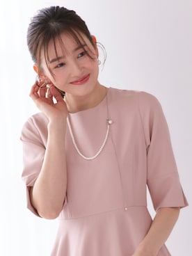 「RUIRUE BOUTIQUE（ルイルエブティック）のアイテム（ドレス）」を使った、RUIRUEBOUTIQUEさん（レディース・166cm）の春コーディネート