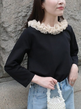 「スタッフコーデ」｜RUIRUEBOUTIQUEさん（レディース・155cm）の春コーディネート