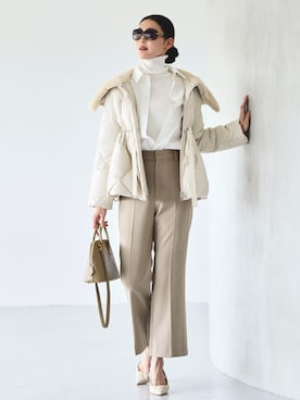 「アイテム（スーツセット）」を使った、RUIRUEBOUTIQUEさん（レディース・170cm）の秋コーディネート