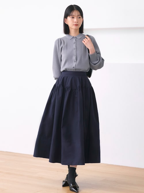 洗える ｜ バブル フレア スカート ｜ レディース ロングスカート