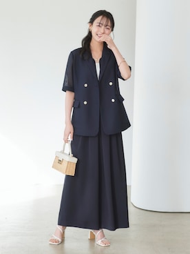 「RUIRUE BOUTIQUE（ルイルエブティック）のアイテム」を使った、RUIRUEBOUTIQUEさん（レディース・165cm）の春コーディネート