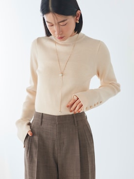 「リブニット」｜RUIRUEBOUTIQUEさん（レディース・162cm）の夏コーディネート