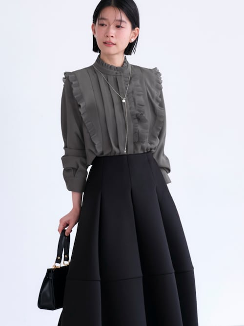 ストレッチ ｜ 選べるシルエット・丈 ボンディング ボリューム 美脚