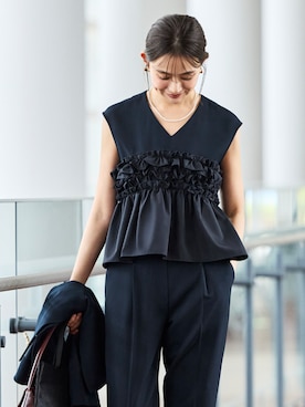 「オケージョンコーデ」｜RUIRUEBOUTIQUEさん（レディース・167cm）の春コーディネート