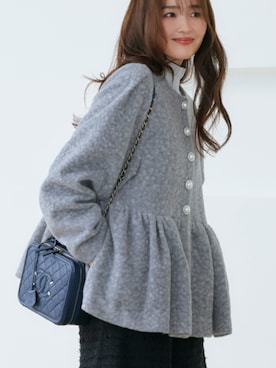 「アイテム（スーツセット）」を使った、RUIRUEBOUTIQUEさん（レディース・166cm）の冬コーディネート