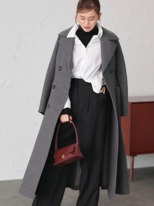 新品タグ付き◆定価5万 ドレステリア フレア コート Aライン Mサイズ グレー 新品タグ付き◇定価5万 ドレステリア フレア コート Aライン Mサイズ