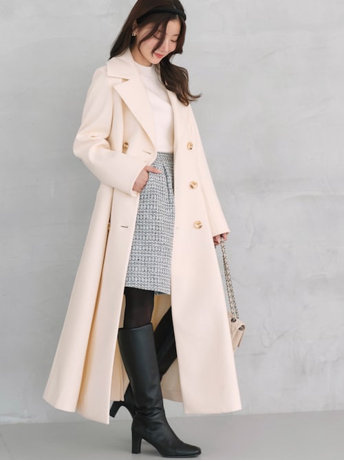 セール】マキシ フレアコート ｜ アウター / ウールコート / コート