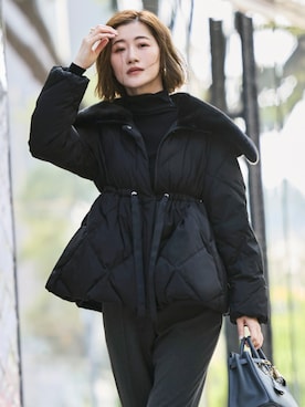 「アイテム（スーツセット）」を使った、RUIRUEBOUTIQUEさん（レディース・166cm）の冬コーディネート