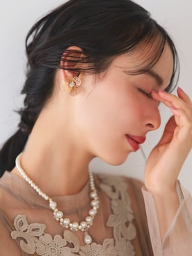 「アイテム（ドレス）」を使った、RUIRUEBOUTIQUEさん（レディース・165cm）の冬コーディネート