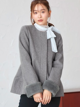 RUIRUEBOUTIQUEさん（レディース・166cm）の冬コーディネート