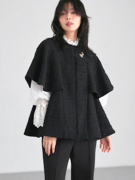 「アイテム（スーツセット）」を使った、RUIRUEBOUTIQUEさん（レディース・165cm）の秋コーディネート