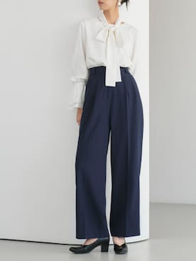 「アイテム（スーツセット）」を使った、RUIRUEBOUTIQUEさん（レディース・165cm）の秋コーディネート