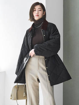 「アイテム（スーツセット）」を使った、RUIRUEBOUTIQUEさん（レディース・166cm）の冬コーディネート