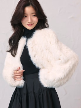 RUIRUEBOUTIQUEさん(レディース・160cm)の冬コーディネート
