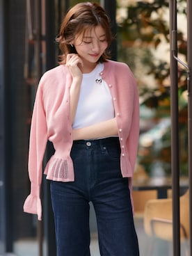 「着映えトップス」｜RUIRUEBOUTIQUEさん（レディース・160cm）の春コーディネート