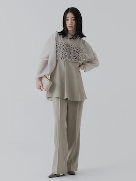 「パンツドレス」｜RUIRUEBOUTIQUEさん（レディース・162cm）の秋コーディネート