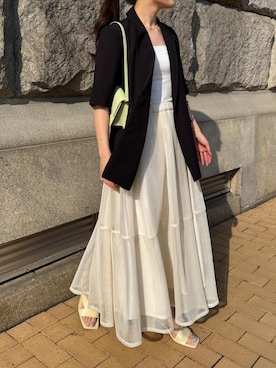 「スタッフコーデ」｜RUIRUEBOUTIQUEさん（レディース・155cm）の春コーディネート