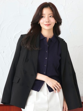 RUIRUEBOUTIQUEさん（レディース・160cm）の冬コーディネート