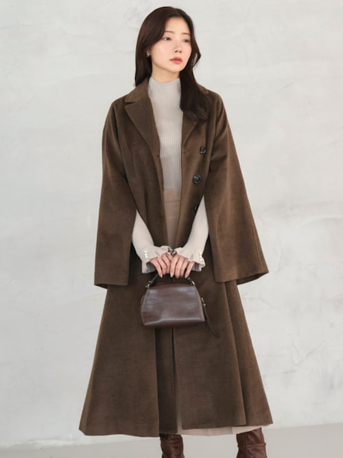 セール】2WAY ケープスリーブ チェスターコート ｜ アウター / ウール