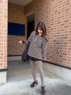 「LASTFRAME（ラストフレーム）のアイテム（バッグ）」を使った、ayanoさん（レディース・156cm）の春コーディネート