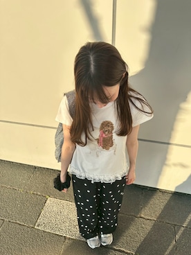 「LASTFRAME（ラストフレーム）のアイテム」を使った、ayanoさん（レディース・156cm）の夏コーディネート