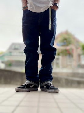 「アイテム（ベルト）」を使った、dai5rouさん（メンズ・170cm）の秋コーディネート