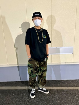 「アイテム（キャップ）」を使った、dai5rouさん（メンズ・170cm・30代）の夏コーディネート