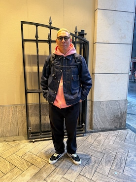 「Levi's（リーバイス）のアイテム（ジャケット/アウター）」を使った、dai5rouさん（メンズ・170cm）の春コーディネート