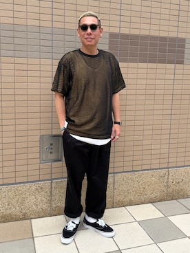 「WTAPS（ダブルタップス）のアイテム（トップス）」を使った、dai5rou®️さん（メンズ・170cm）の夏コーディネート
