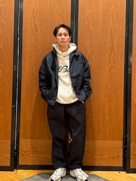 「EKAL（エカル）のアイテム（ジャケット/アウター）」を使った、ほしださん（メンズ・170cm）の冬コーディネート