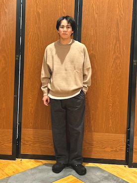 「秋のシャツ着こなし術」｜ほしださん（メンズ・170cm）の秋コーディネート