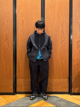 「EKAL（エカル）のアイテム（ジャケット/アウター）」を使った、ほしださん（メンズ・170cm）の冬コーディネート