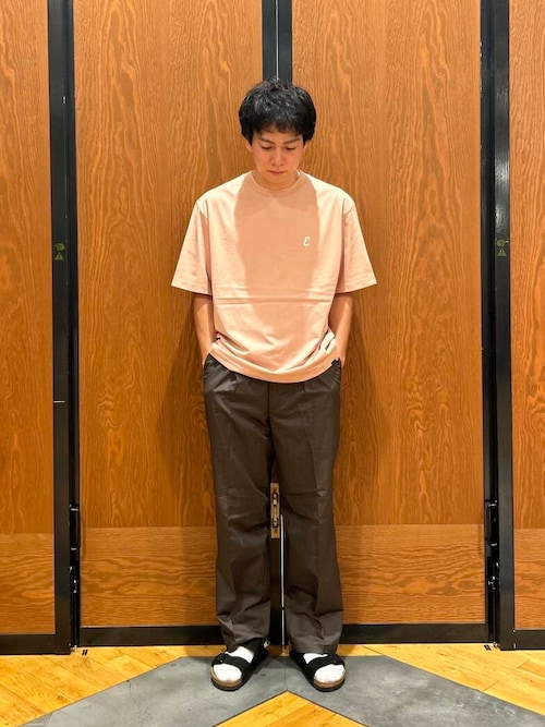 コットンリネンマーセライズライトチノトラウザー