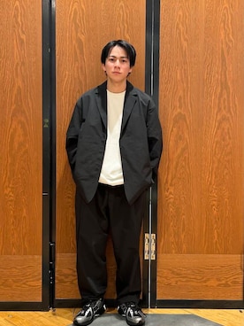 「スニーカーコーデ」｜「アイテム（その他アウター）」を使った、ほしださん（メンズ・170cm）の春コーディネート