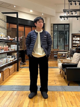 「clarks」｜「アイテム（その他アウター）」を使った、ほしださん（メンズ・170cm）の秋コーディネート