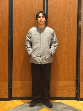 「秋のシャツ着こなし術」｜「アイテム（ジャケット/アウター）」を使った、ほしださん（メンズ・170cm）の秋コーディネート