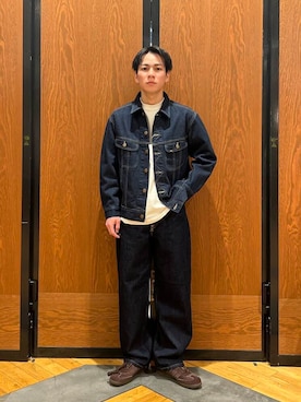 「Lee（リー）のアイテム（ジャケット/アウター）」を使った、ほしださん（メンズ・170cm）の冬コーディネート