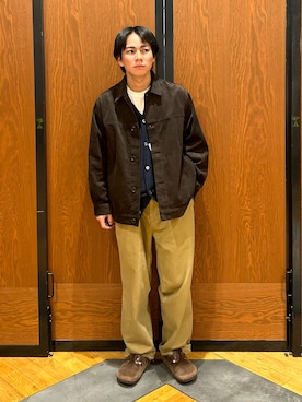 「秋のシャツ着こなし術」｜ほしださん（メンズ・170cm）の秋コーディネート