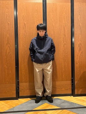 「EKAL（エカル）のアイテム（ジャケット/アウター）」を使った、ほしださん（メンズ・170cm）の冬コーディネート
