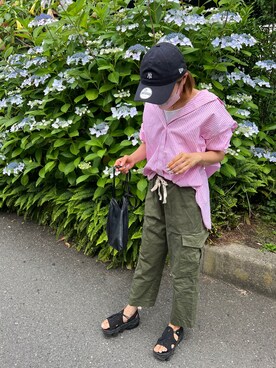 「bohmal（ボマール）のアイテム」を使った、aiさん（レディース・161cm）の夏コーディネート