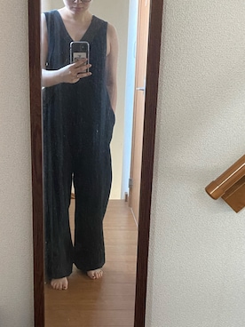 「アイテム（オールインワン・サロペット）」を使った、のんさん（レディース・161cm）の夏コーディネート
