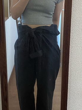 「アイテム（つなぎ/オールインワン）」を使った、のんさん（レディース・161cm）の秋コーディネート