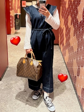 「WC（ダブル シー）のアイテム（Tシャツ/カットソー）」を使った、naaさん（レディース・154cm）の秋コーディネート